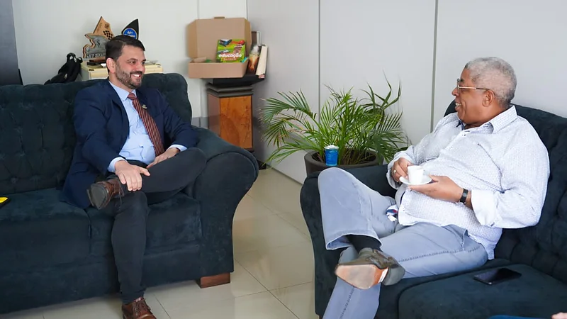 Café com o prefeito de Guaíba