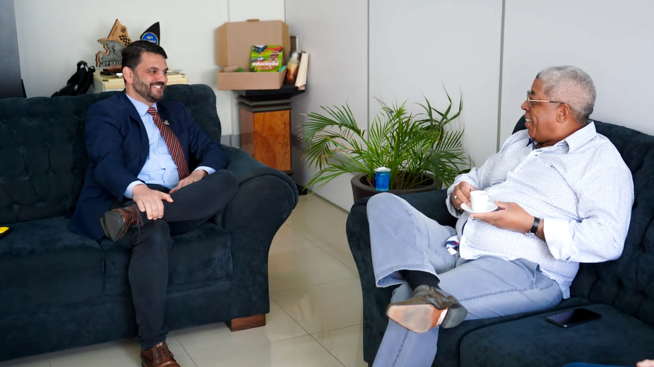 Café com o prefeito de Guaíba